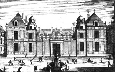 Hôtel Tubeuf (Palais Mazarin) street front by Marot by Jean Marot